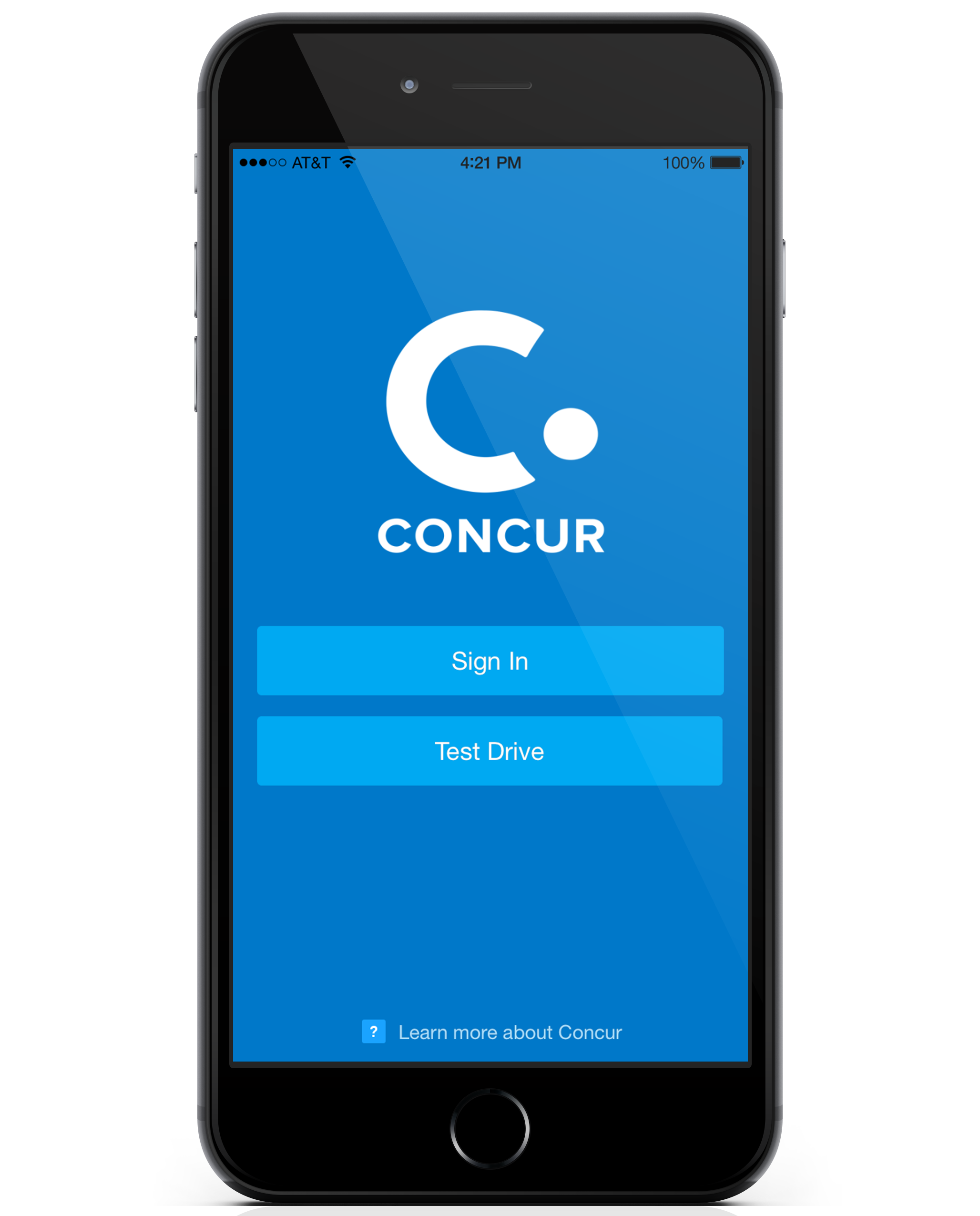 concur travel mobile app