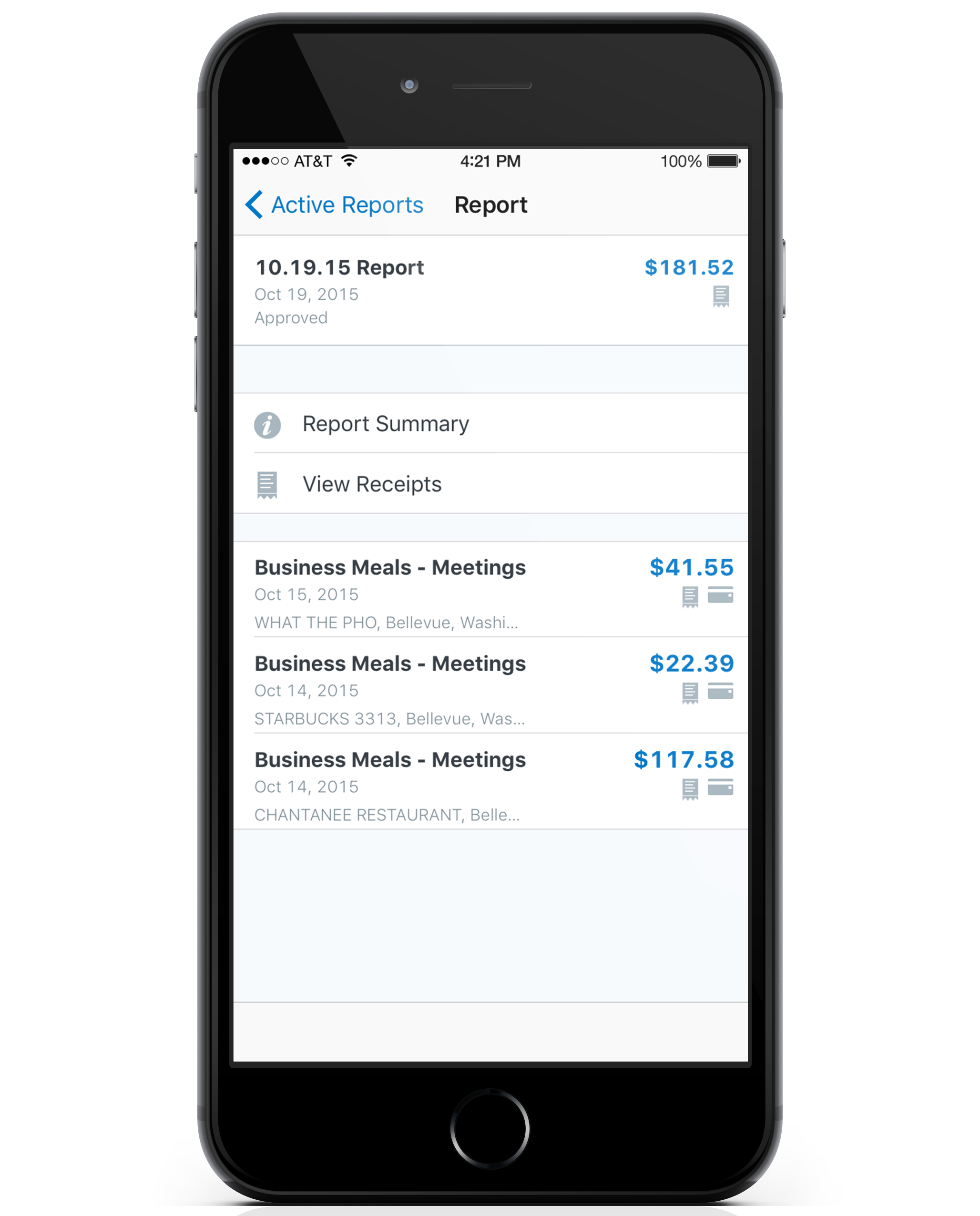 concur travel mobile app