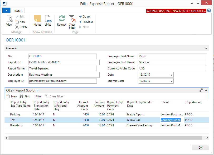 omnify expense for dynamics nav sap concur app center general mills balance sheet